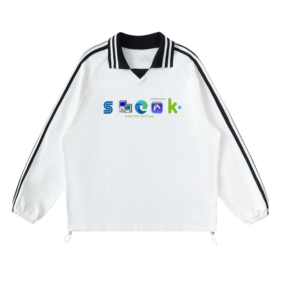 White Graphic Sweatshirt